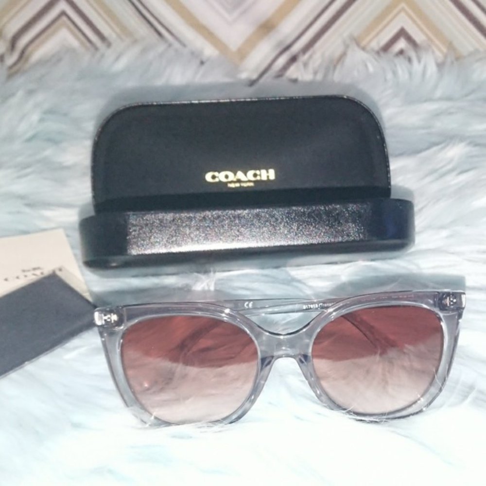Coach HC8271U Clear , Gray , Silver Sunglasses